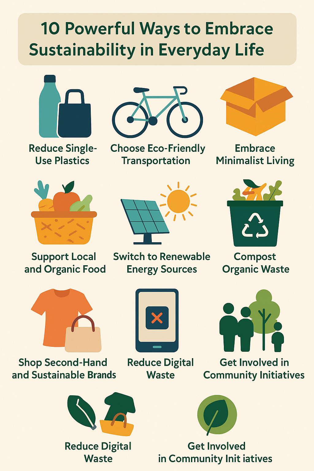 10 Powerful Ways to Embrace Sustainability in Everyday Life