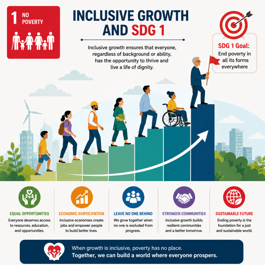 Inclusive Growth and SDG 1 graphics
