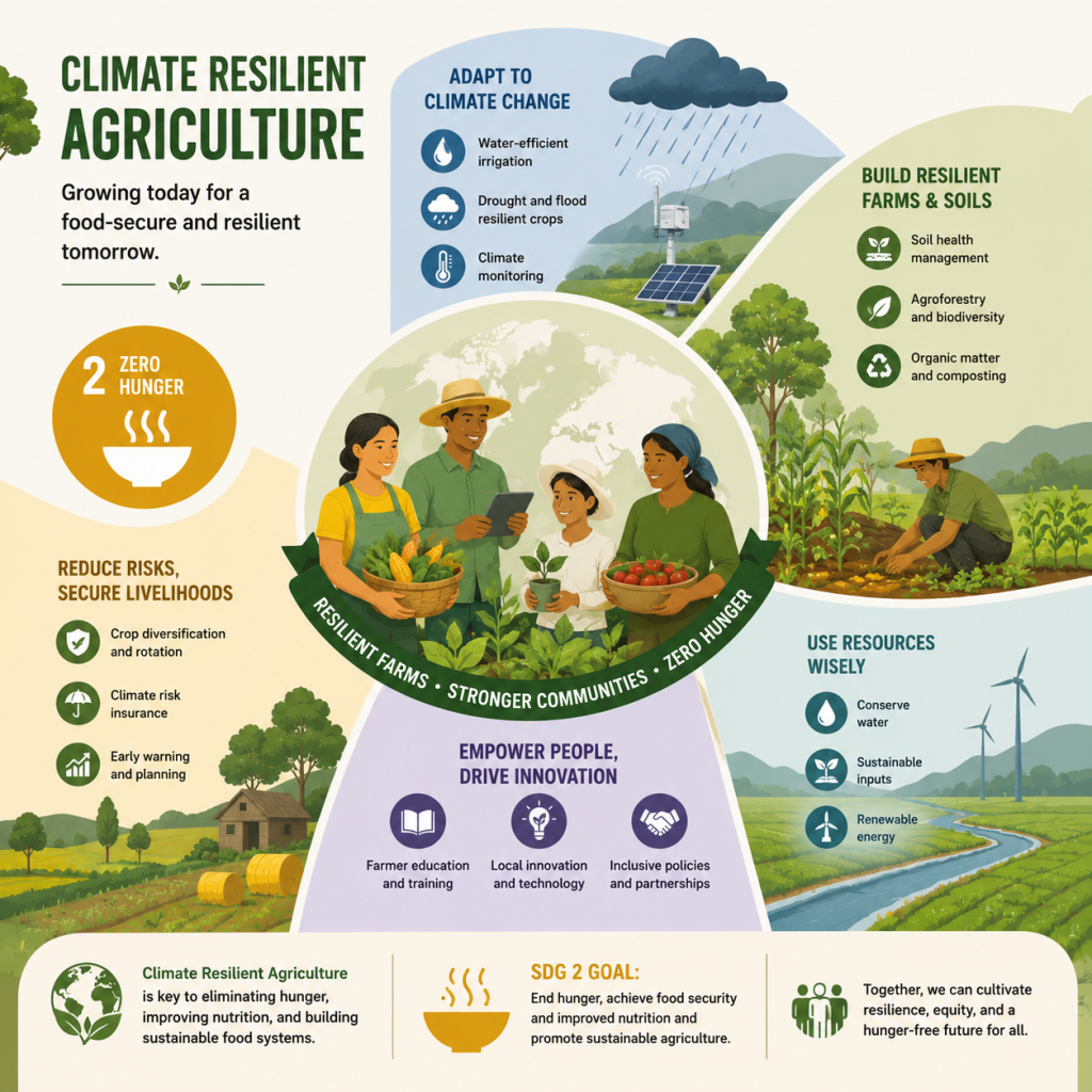 Climate Resilient Agriculture and SDG 2